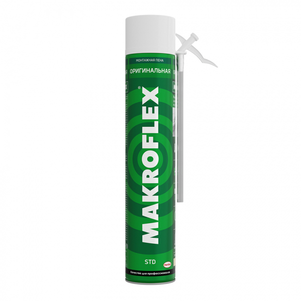 Пена монтажная бытовая Makroflex оригинальная STD летняя 750 мл